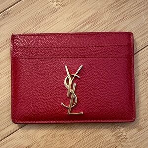 YSL Leather Card Case